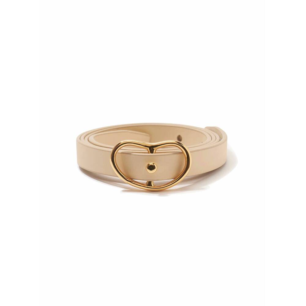 NEW LIZZIE FORTUNATO skinny georgia belt in butter